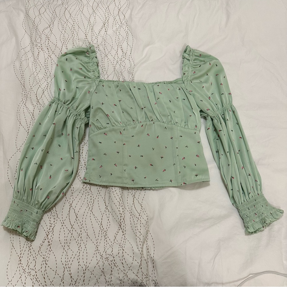 H&M Floral Crop Top